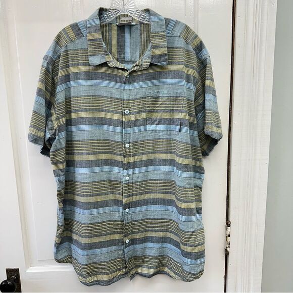 Columbia regular fit short sleeve button down shirt men's extra large - Picture 1 of 4